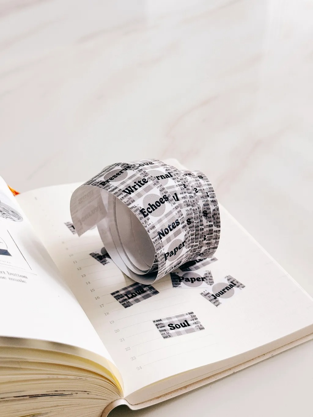 [紙上旅行Traveling on paper] Echoes of Paper ラベラーシール(約500枚入)