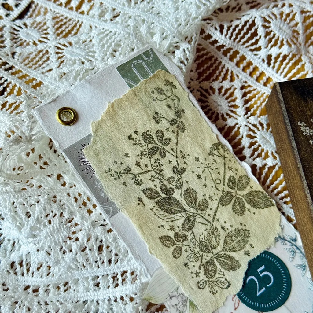 [樂意Loidesign] 日常光點-後院的葉子(Backyard Leaves) スタンプ