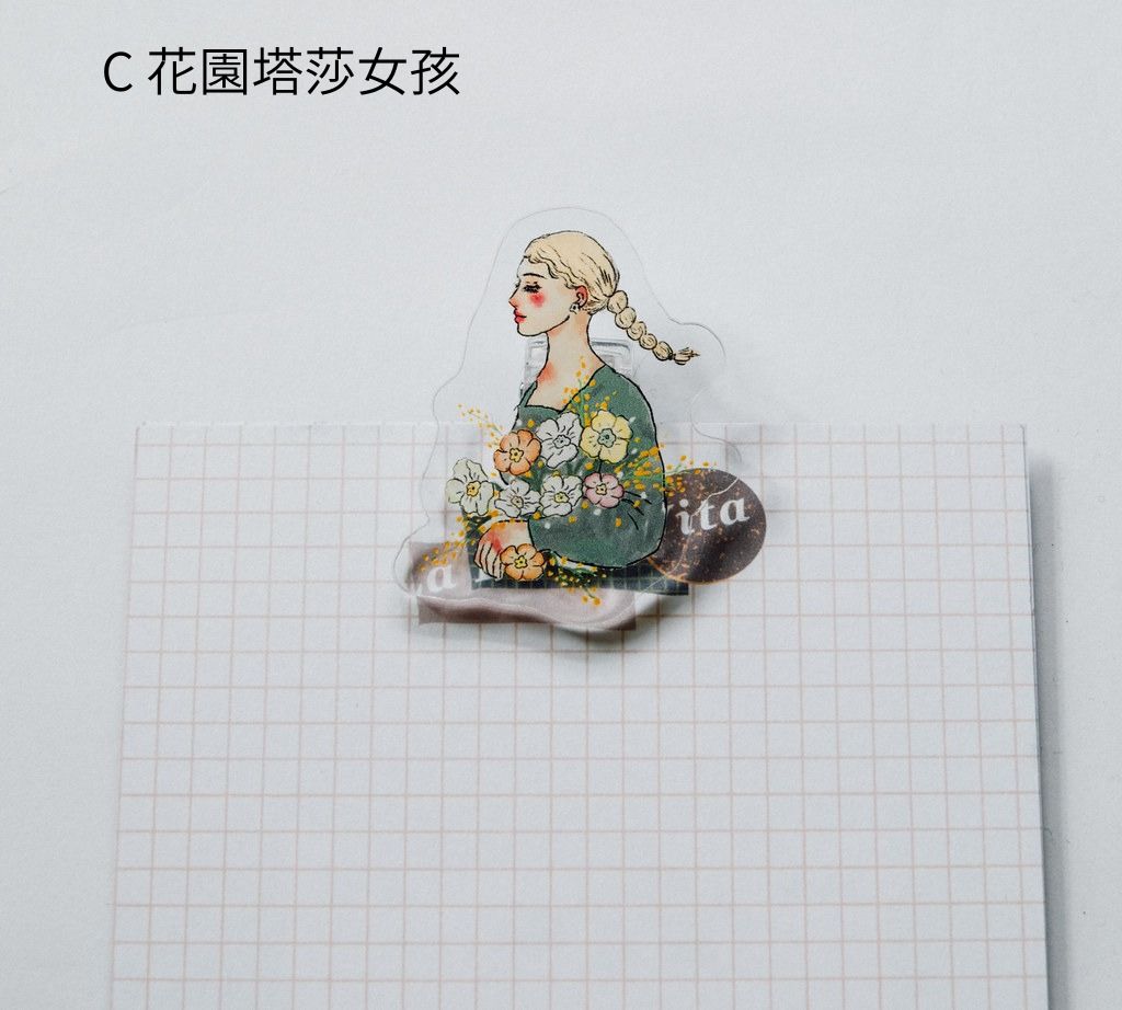 [甜蜜生活 la dolce vita]我們快樂地向前走シリーズ アクリルクリップ