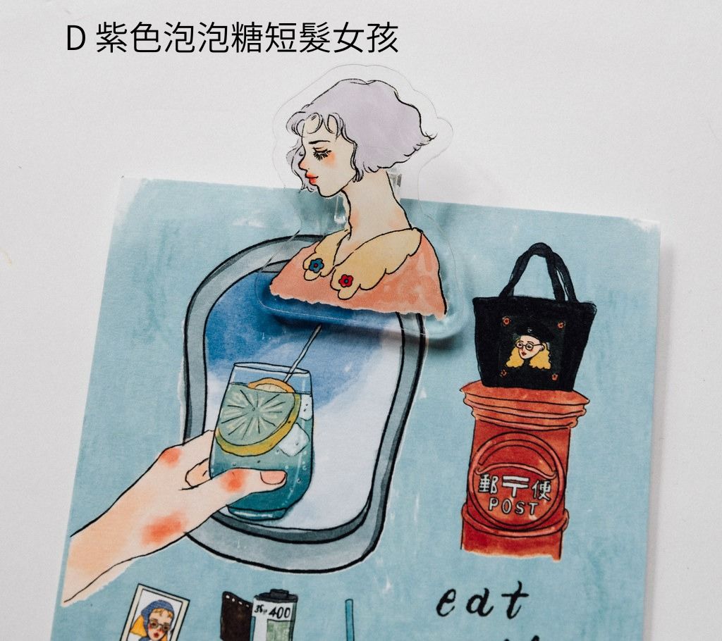 [甜蜜生活 la dolce vita]我們快樂地向前走シリーズ アクリルクリップ