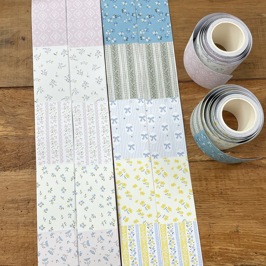 [63penhouse x hairmo] Flower field 花田シリーズ1 ダイカット和紙テープ(剥離紙付き)