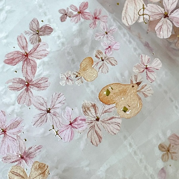 [仙女丸Fairy Maru]花之卷特別版6 クリアPETテープ(剥離紙付き) 