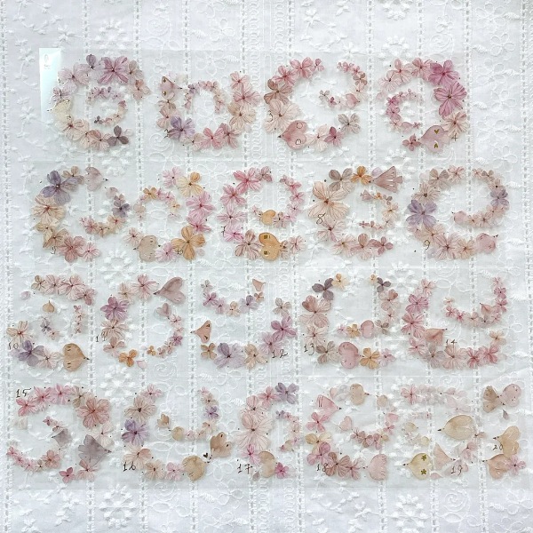 [仙女丸Fairy Maru]花之卷特別版6 クリアPETテープ(剥離紙付き) 