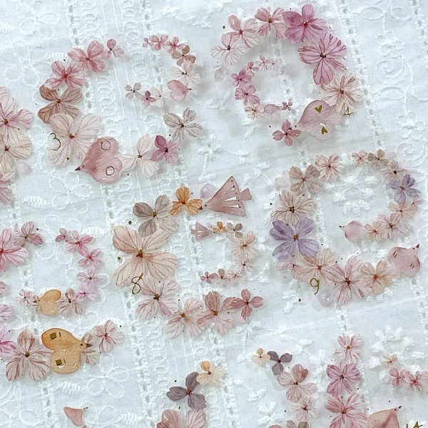 [仙女丸Fairy Maru]花之卷特別版6 クリアPETテープ(剥離紙付き) 