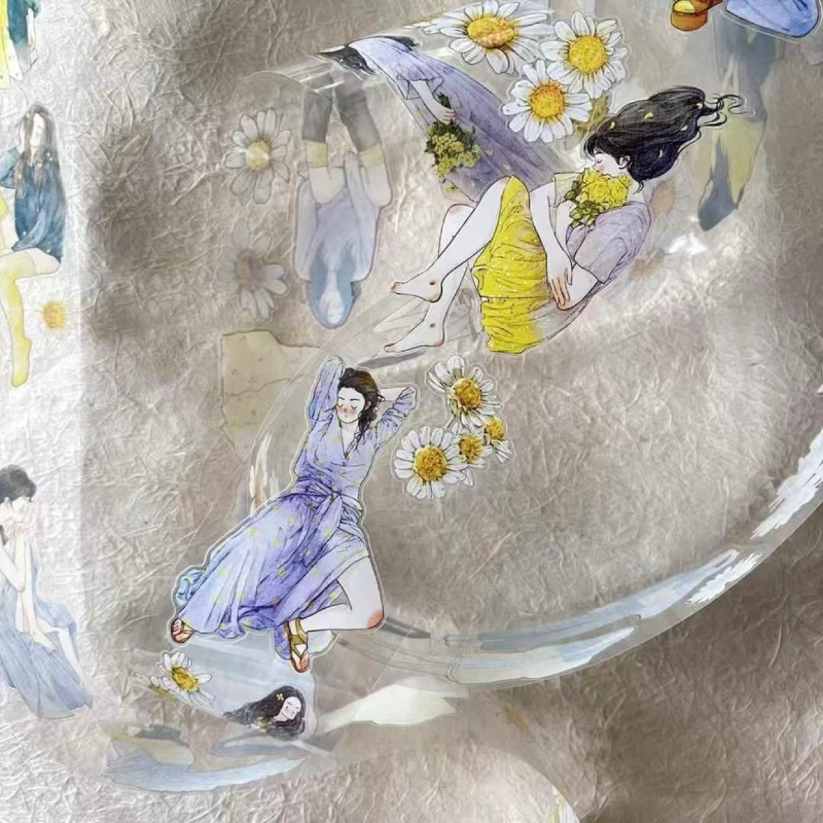 [丁丁DingDing] #31 一点黄 ダイカットマットPETテープ(剥離紙付き)