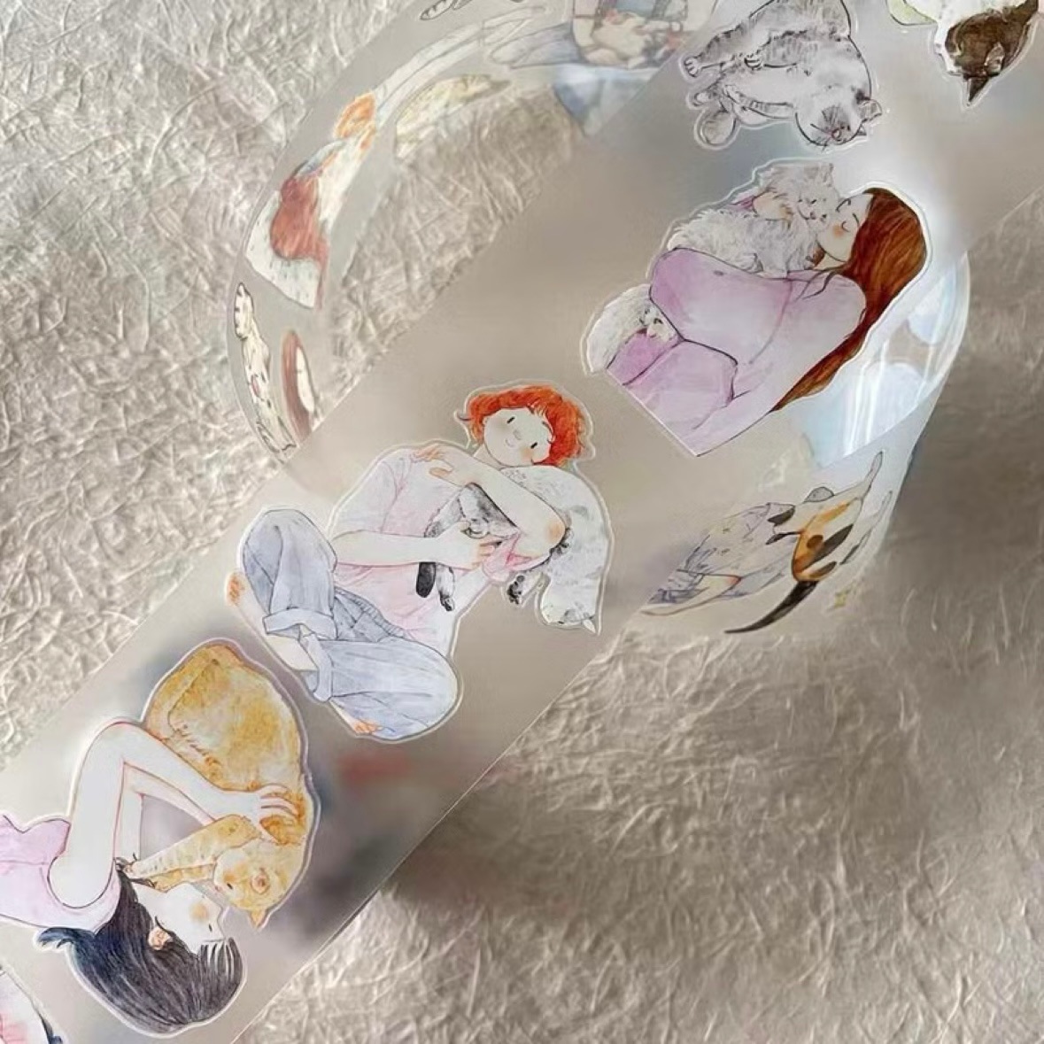 [丁丁DingDing] #32 小宝貝 ダイカットマットPETテープ(剥離紙付き)