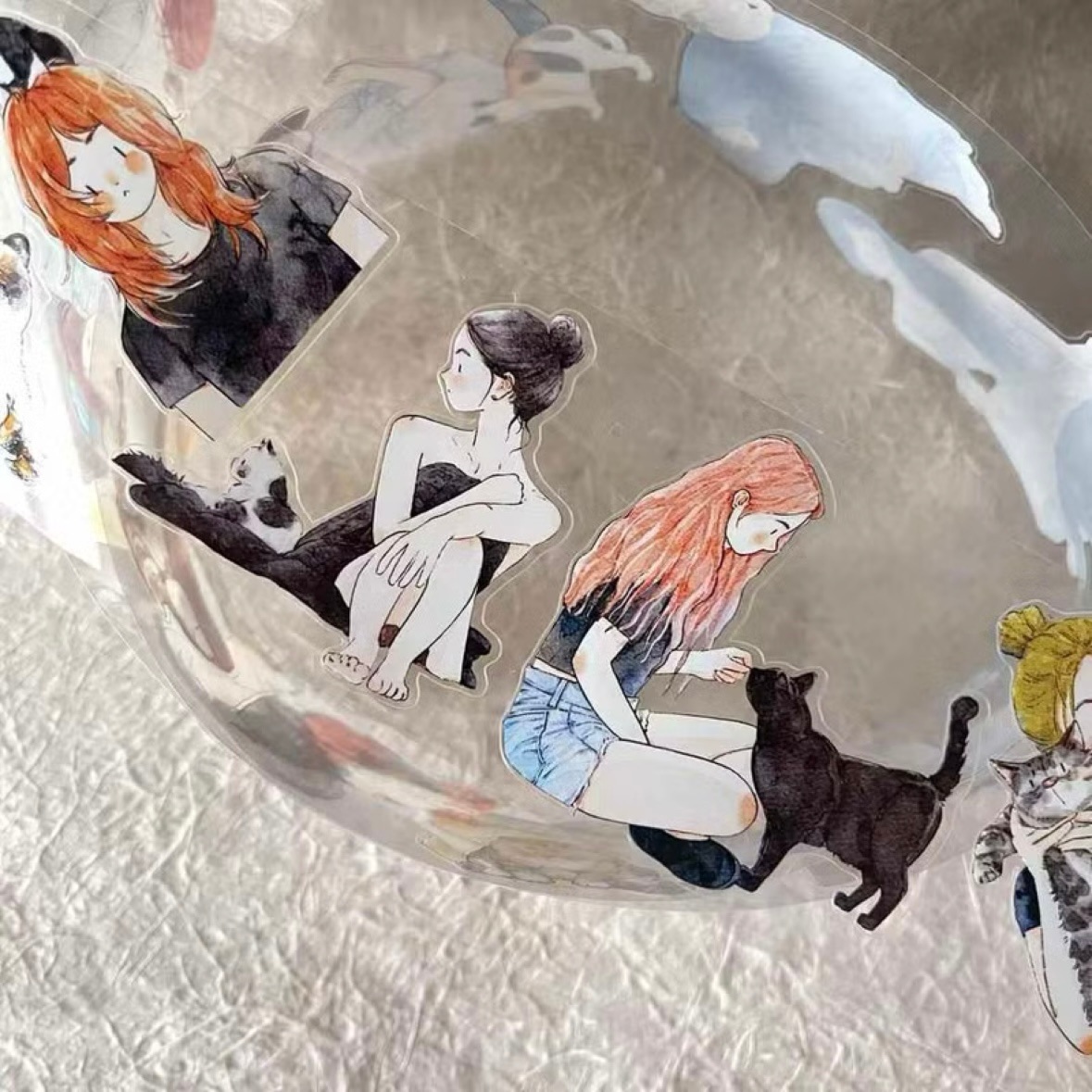 [丁丁DingDing] #32 小宝貝 ダイカットマットPETテープ(剥離紙付き)