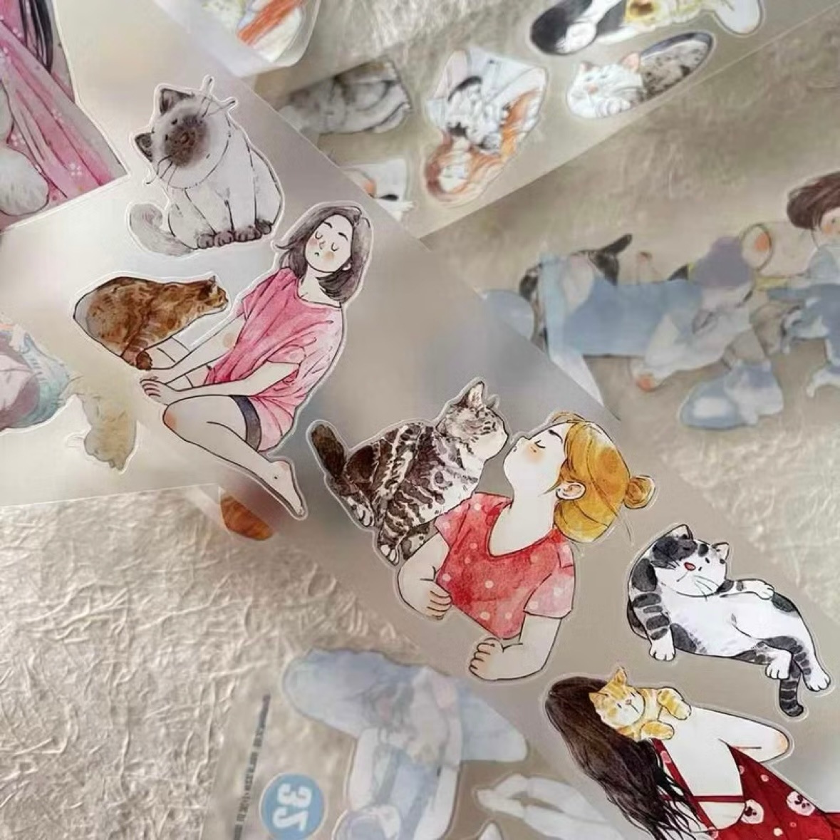 [丁丁DingDing] #32 小宝貝 ダイカットマットPETテープ(剥離紙付き)