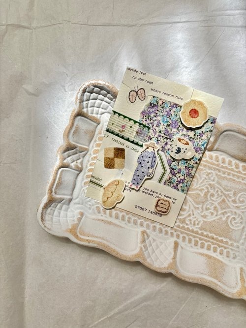 [Pion] 下午茶 Afternoon tea ダイカット和紙テープ(剥離紙付き)