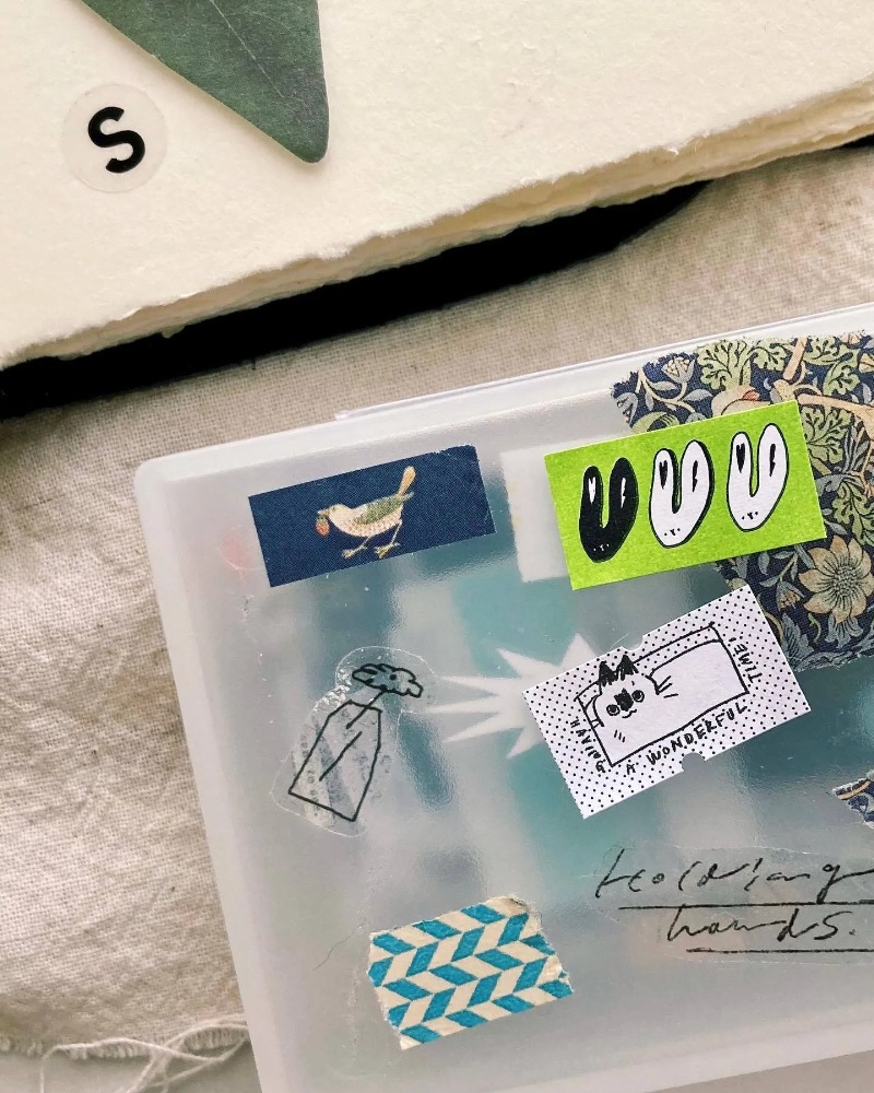 [羊君somesortof.fern]  Me兔・Me rabbit 紙ラベルステッカーロール (剥離紙付き)