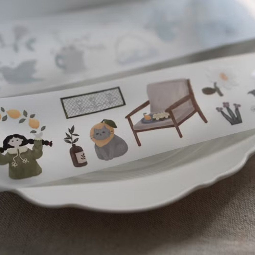 [森空Ivy Snow] 檸檬樹 Lemon Tree マットPETテープ(剥離紙付き)