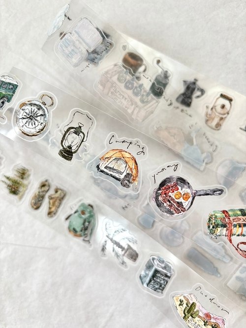 [Pion] 獨旅 Solo travel ダイカットクリアPETテープ(剥離紙付き)