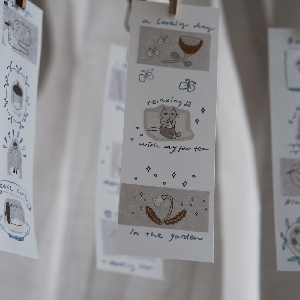 [森空Ivy Snow] 慵懶的午後 a Lazy Afternoon 和紙テープ(剥離紙なし)