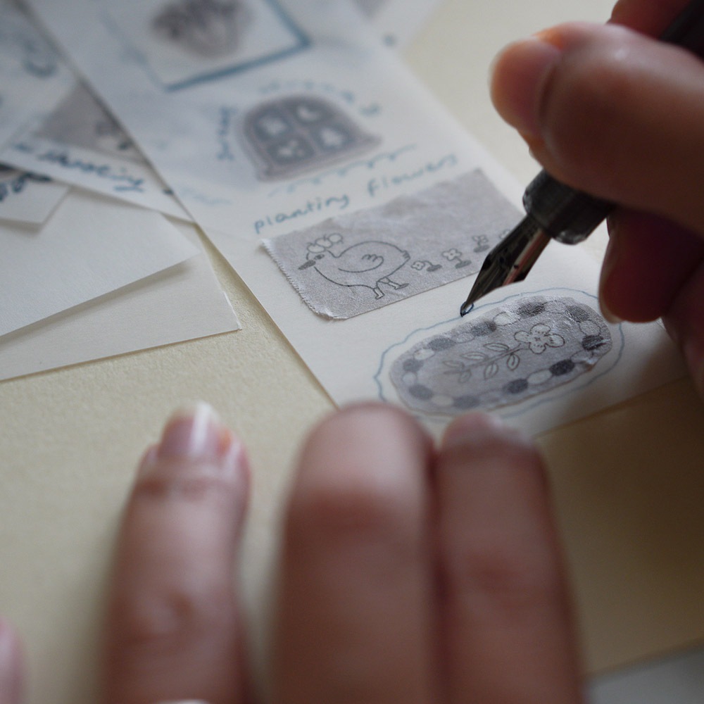 [森空Ivy Snow] 慵懶的午後 a Lazy Afternoon 和紙テープ(剥離紙なし)