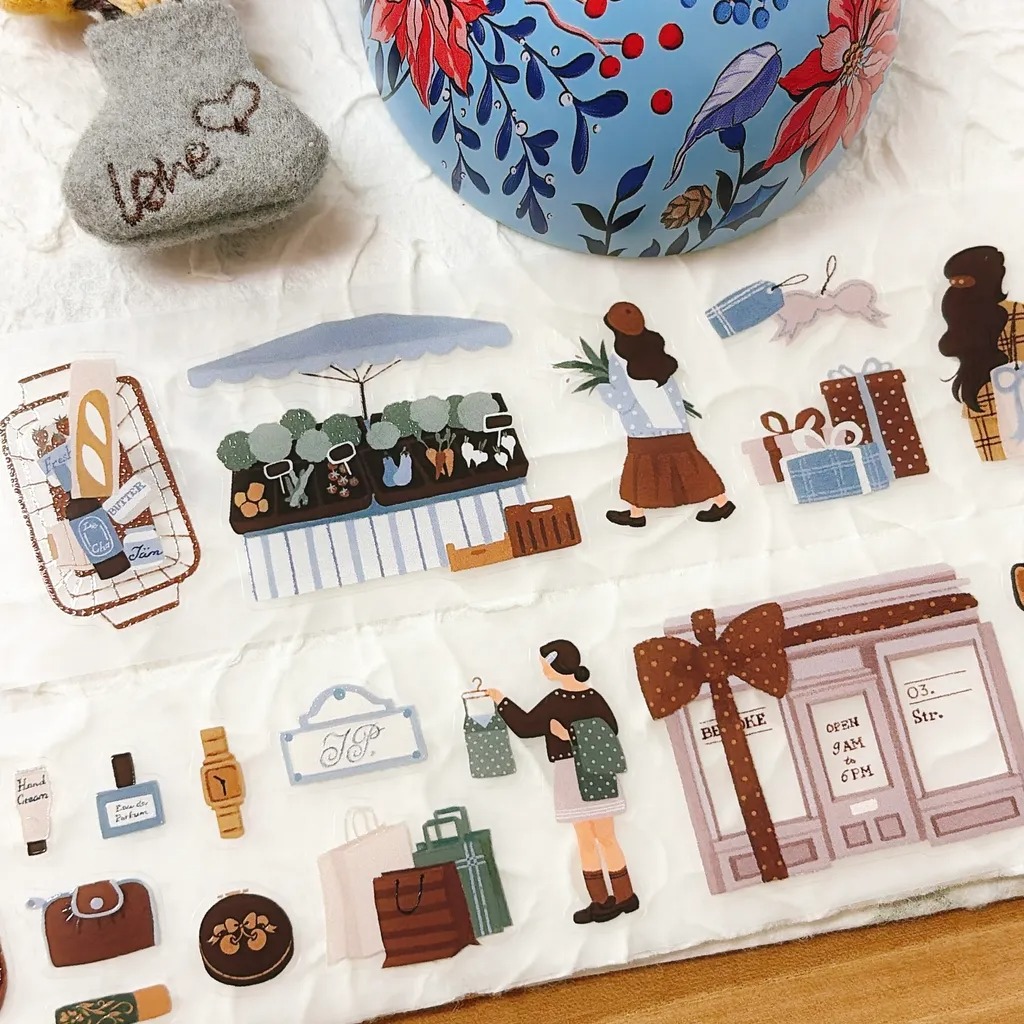 [Journal pages] Daily life ダイカットマットPETテープ(剥離紙付き)