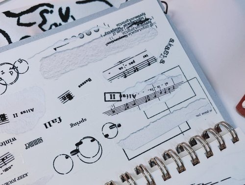 [哈秋HA7UU] 文具控的邊角料 マットPETテープ(剥離紙付き)