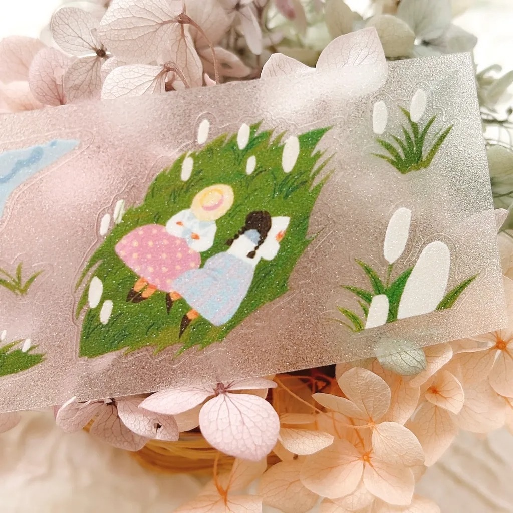 [Journal pages] Little moment ダイカット星光フィルムPETテープ(剥離紙付き)