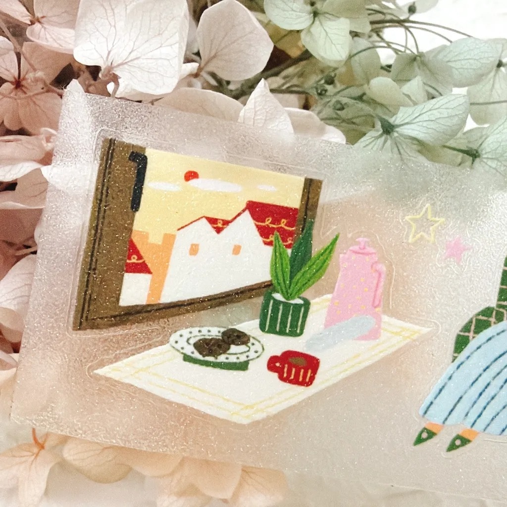 [Journal pages] Little moment ダイカット星光フィルムPETテープ(剥離紙付き)