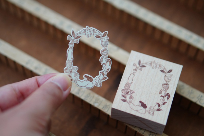 [森空Ivy Snow] Whispering Garden Frame スタンプ(1個入)
