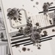 ★再入荷★[樂意Loidesign] 黯光 - 海棠花(Dim light begonia) 花柄 クリアPETテープ(箔押し、剥離紙付き)