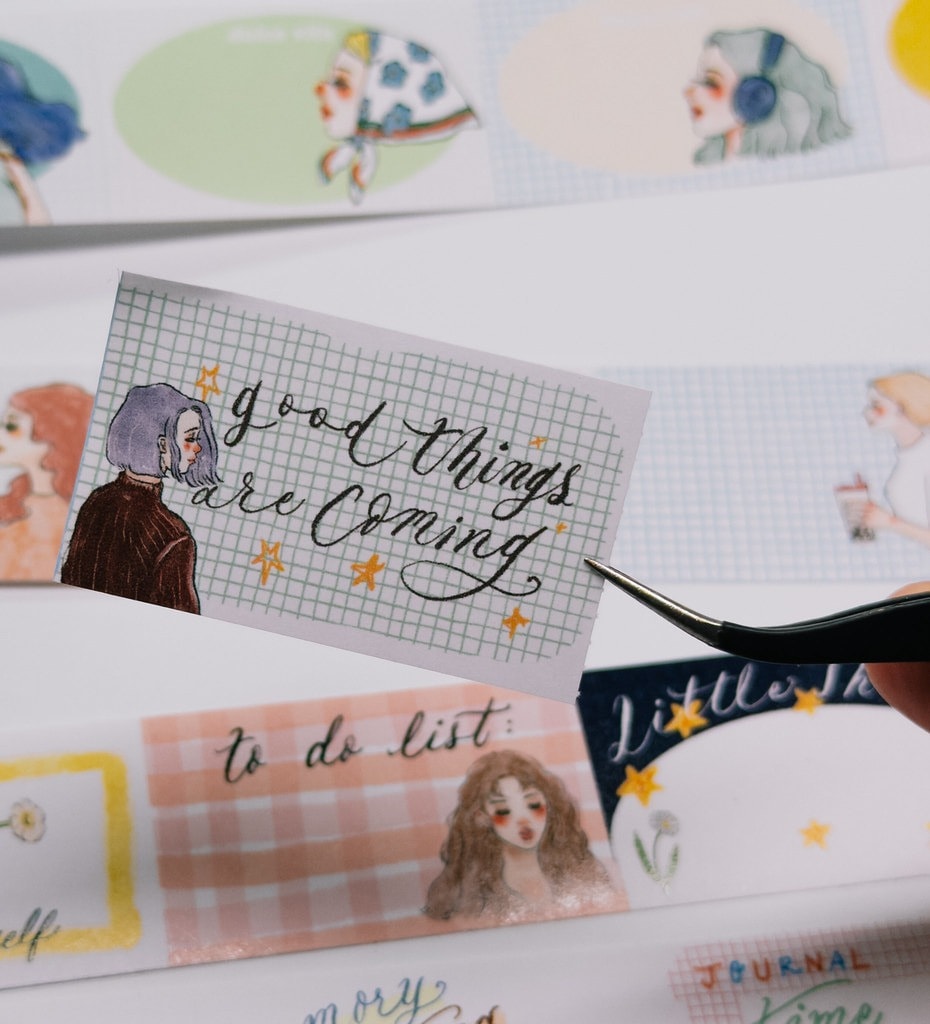 [甜蜜生活 la dolce vita] 甜蜜對話 紙メモシール(剥離紙付き)