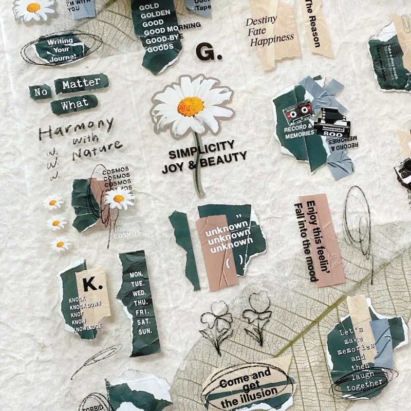 [安安]Obsessed With 01 クリアPETテープ(剥離紙付き)