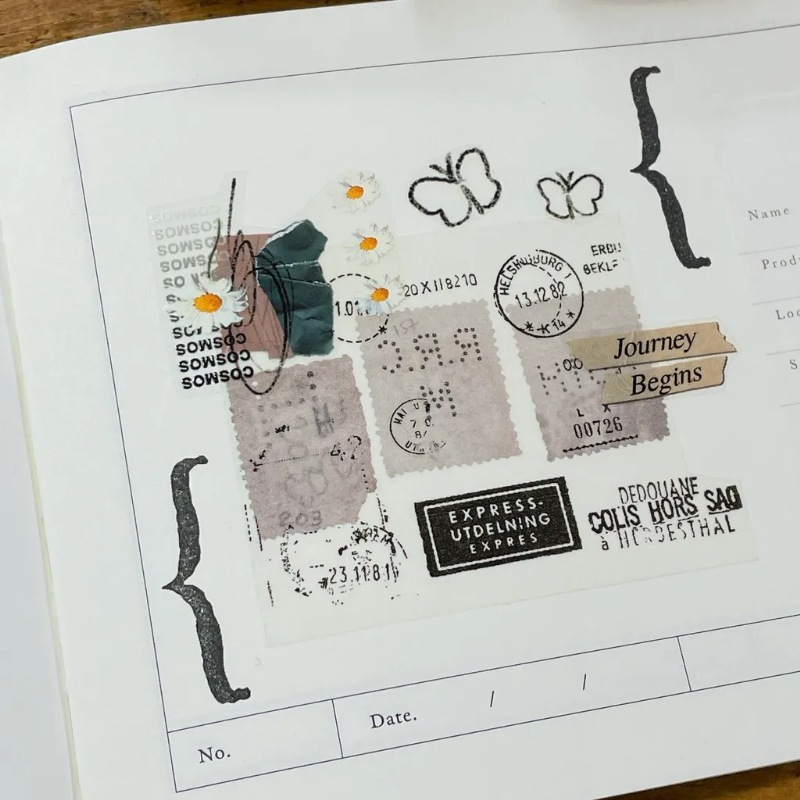 [安安]Obsessed With 01 クリアPETテープ(剥離紙付き)