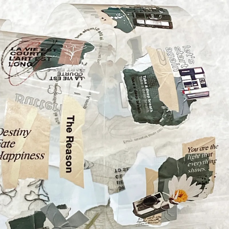 [安安]Obsessed With 01 クリアPETテープ(剥離紙付き)