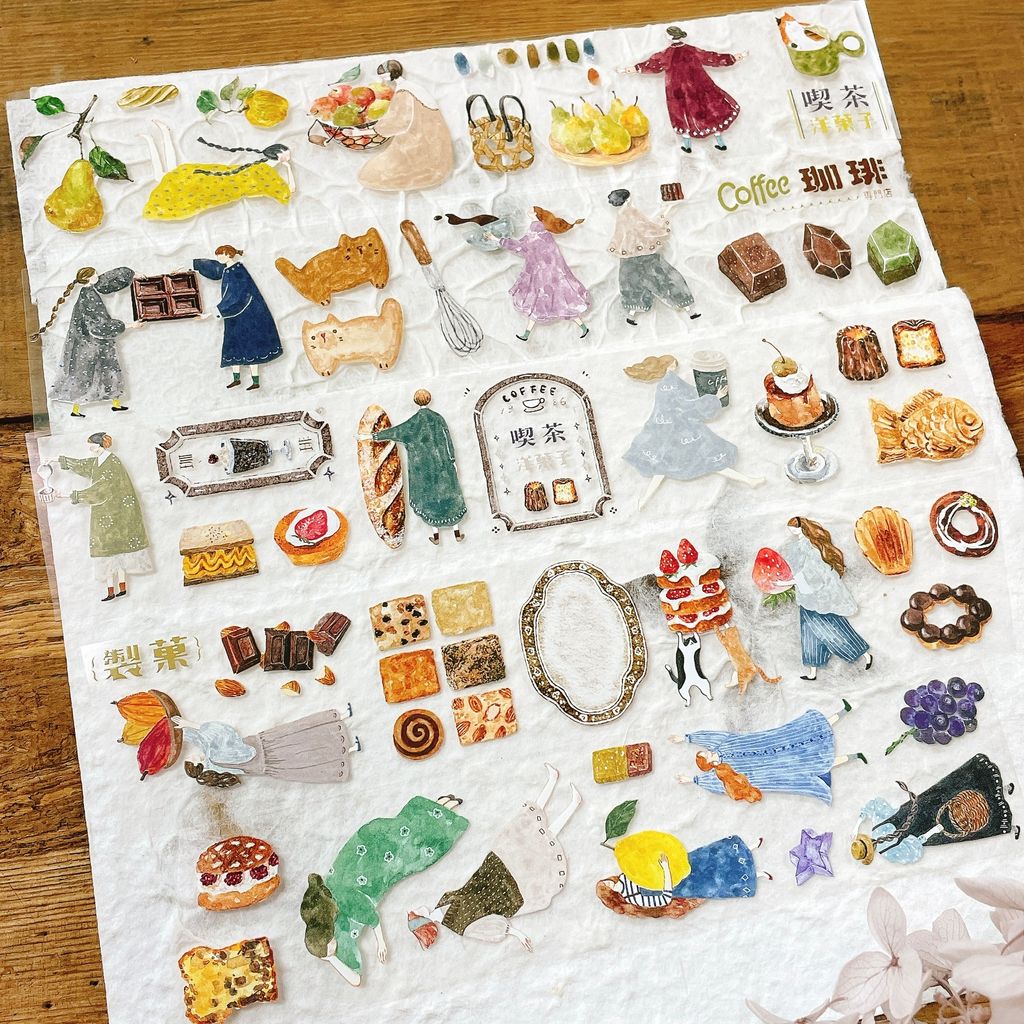 [Pion] Mini girl 菓 クリアPETテープ(剥離紙付き)