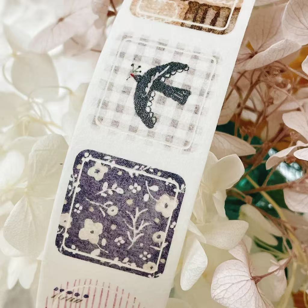 [Pion] 杯墊 ダイカット和紙テープ(剥離紙付き)