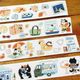 [Journal pages] Cat travel ダイカットマットPET/合成紙テープ(剥離紙付き)　