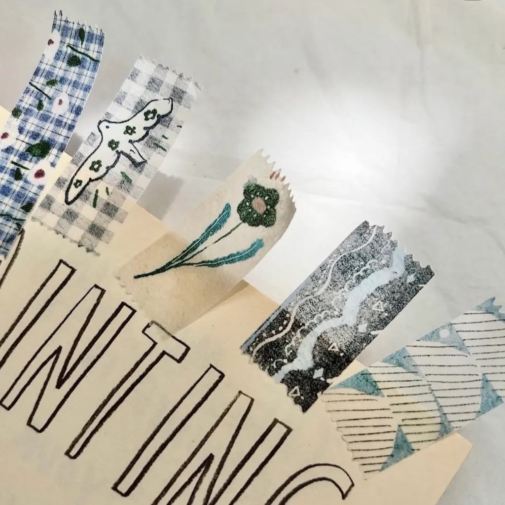 [Pion] 拾段 ダイカット和紙テープ(剥離紙付き)