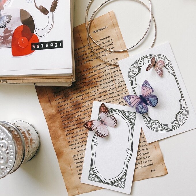 樂意Loidesign]絢羽-夢幻 Fantasy Butterfly 蝶々柄 クリアPET/マット