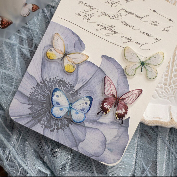 樂意Loidesign]絢羽-夢幻 Fantasy Butterfly 蝶々柄 クリアPET/マット