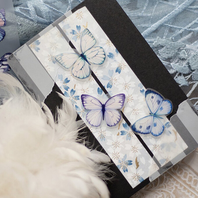 樂意Loidesign]絢羽-夢幻 Fantasy Butterfly 蝶々柄 クリアPET/マット