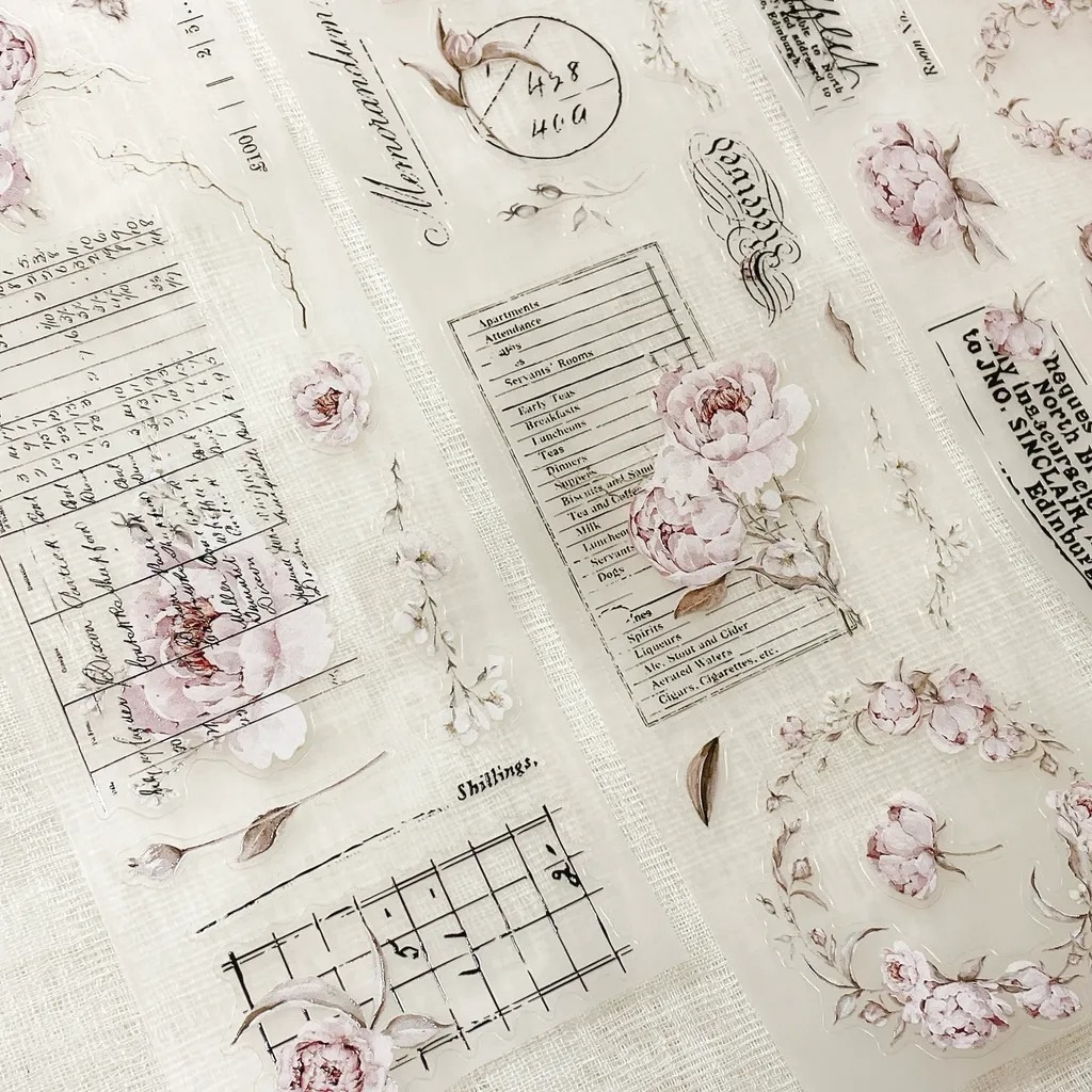 [crea with gaby] The blooming archive ダイカットマットPETテープ(剥離紙付き)