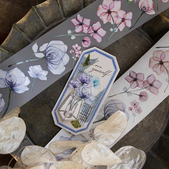 樂意Loidesign]ルージュ Rouge花柄 マットPET(剥離紙付き) 台湾