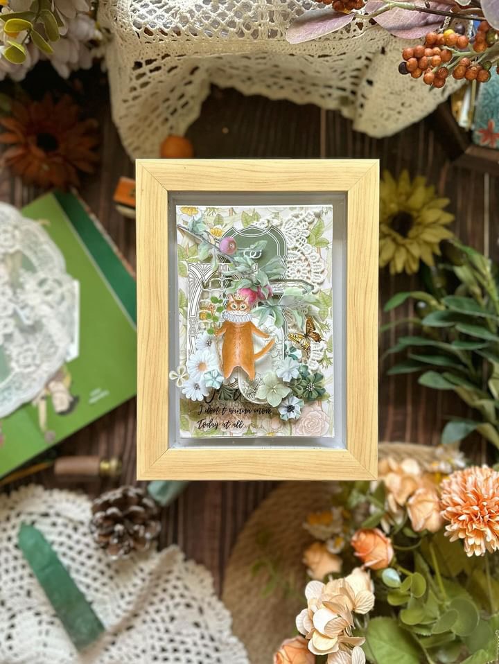 [樂意Loidesign] 阿比皇室的御花園(Aby Royal Garden) 花柄 クリアPETテープ(剥離紙付き)
