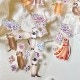 [樂意Loidesign] 阿比皇室的御花園(Aby Royal Garden) 花柄 クリアPETテープ(剥離紙付き)