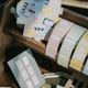 [Meow Illustration] PaperNote 黄/藍/綠/橘/黒 ラベラーシール(約500枚入) 全5種類