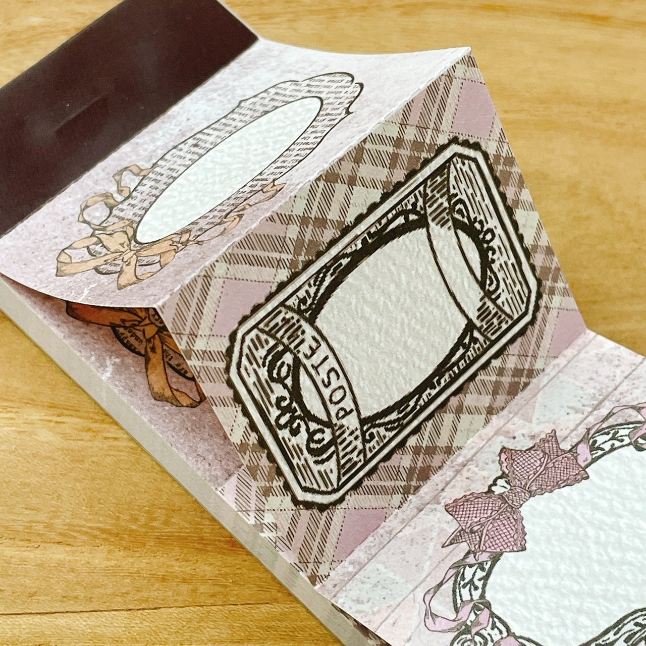 [Journal pages] Notepad コラージュ ラベルブック(各50枚入) 全3種類