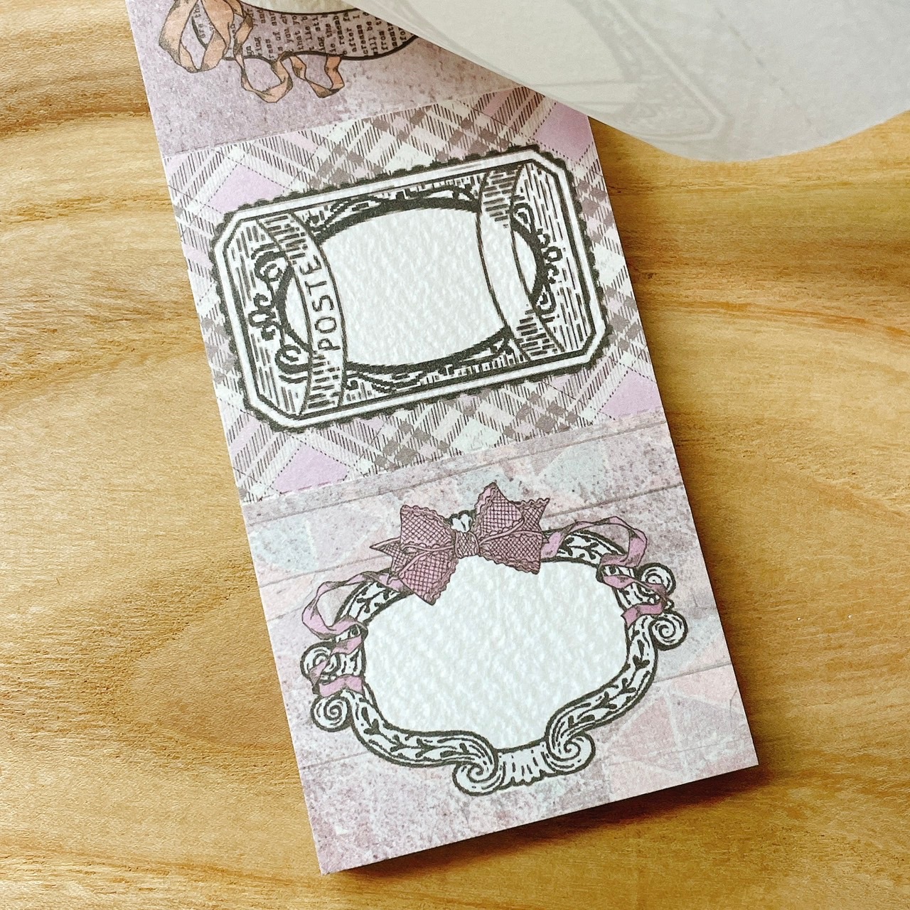 [Journal pages] Notepad コラージュ ラベルブック(各50枚入) 全3種類