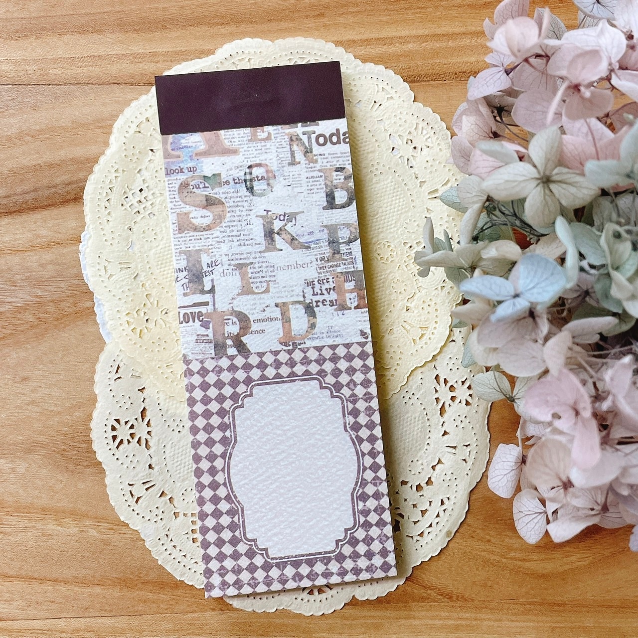 [Journal pages] Notepad コラージュ ラベルブック(各50枚入) 全3種類