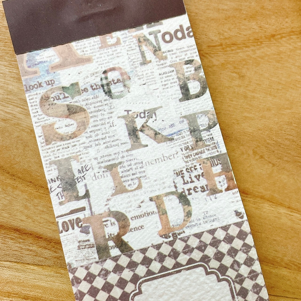 [Journal pages] Notepad コラージュ ラベルブック(各50枚入) 全3種類