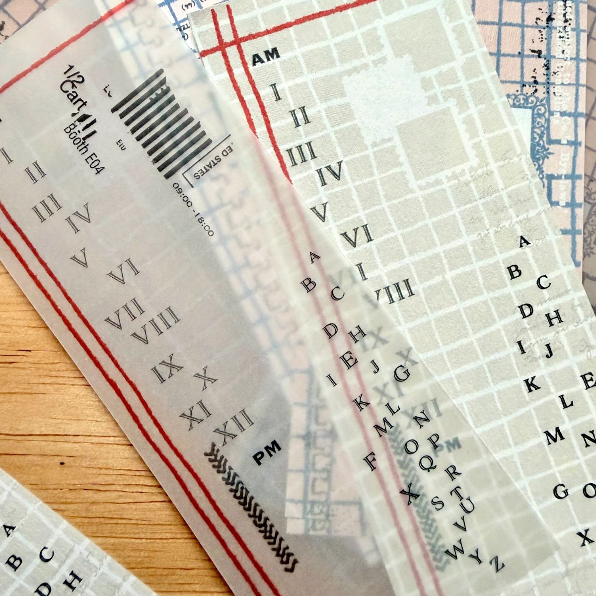 [Journal pages] Grid Stories コラージュ ラベルブック(計24枚入)