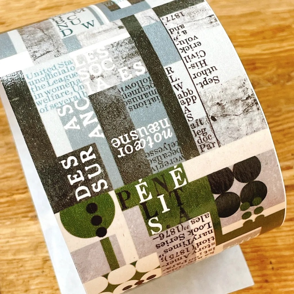 [Plusminus] PIECING 和紙テープ(剥離紙付き)