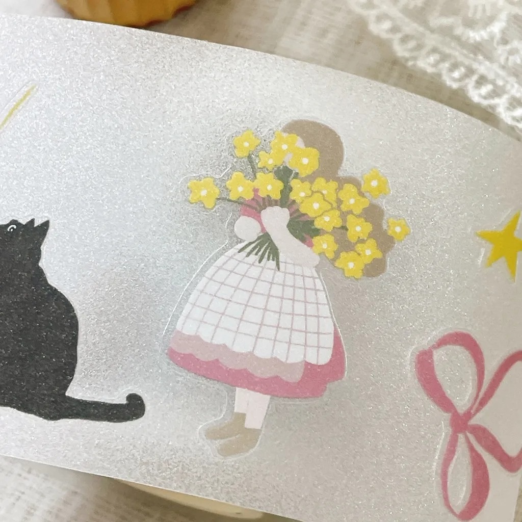 [63penhouse x Hairmo] Petite romance ダイカットマットPETテープ(剥離紙付き)