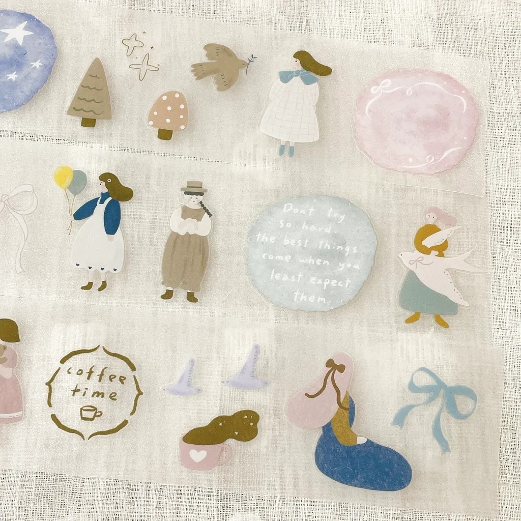 [63penhouse x Hairmo] Petite romance ダイカットマットPETテープ(剥離紙付き)