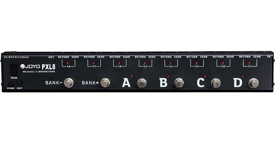 JOYO PXL-PRO プログラマブルスイッチャー JOYO PXL-PRO 4-Channel Programmable Looper Guitar Effects