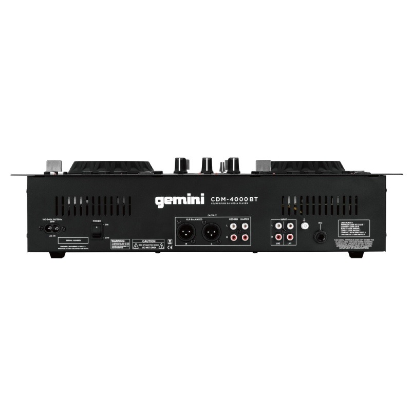gemini CDM-4000BT オールインワンCDJコンソール〈ジェミナイ
